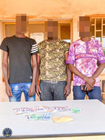  Exchanges of counterfeit notes in Burkina: the mastermind of the gang and two (02) of his accomplices arrested 