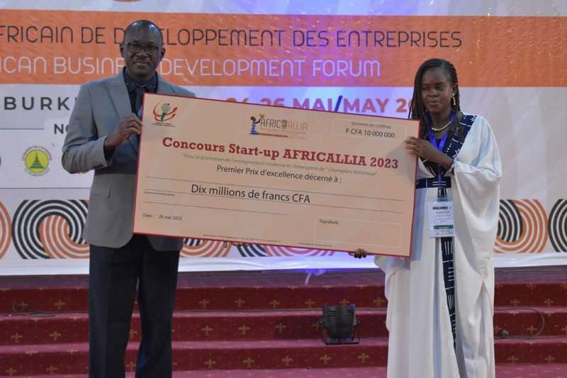  Forum ouest-africain de développement des entreprises : les lauréats du concours “Start-Up AFRICALLIA 2023” primés 