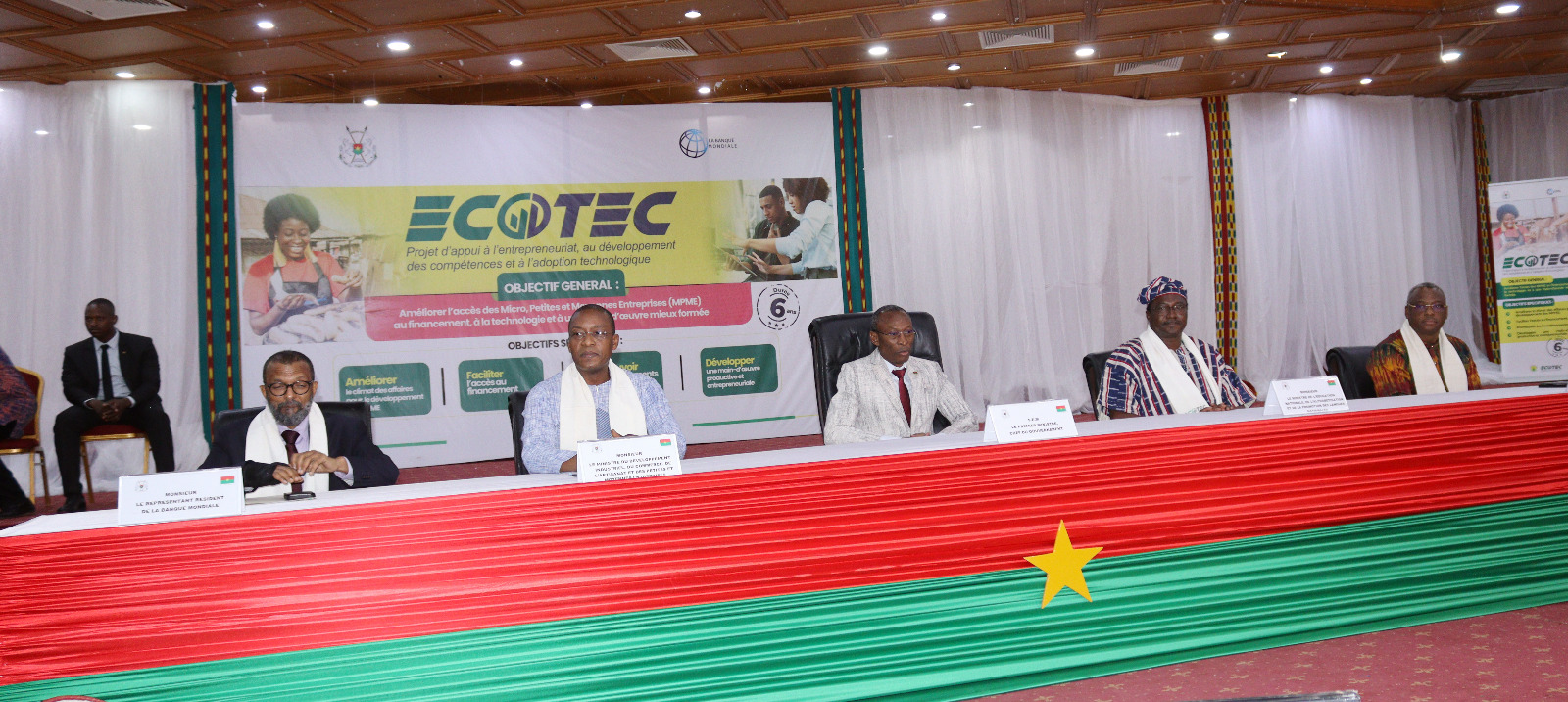  Financement de l’Entrepreneuriat: le Burkina lance le projet ECOTEC 