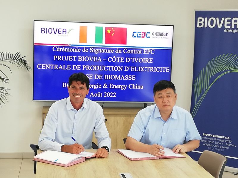  Projet de centrale électrique : Biovea Energie et CEEC signe un contrat 
