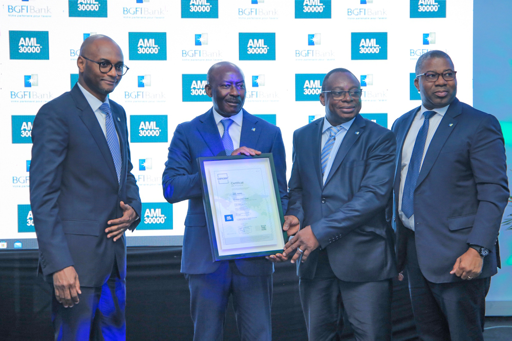  Banking sector: BGFIBank obtains its certification to the AML 30000 standard 